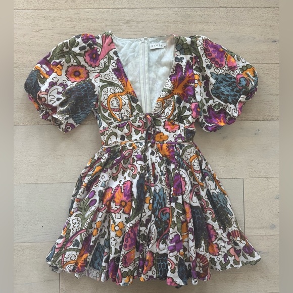 RHODE Madeline Dress in Lamu Grande 0 - Picture 6 of 10